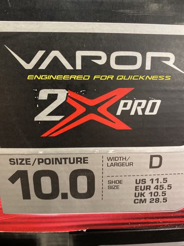 Senior Bauer Regular Width  Size 10 Vapor 2X Pro Hockey Skates