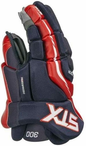 NWT STX Surgeon 300 12" Junior Ice Hockey Gloves Navy Red White