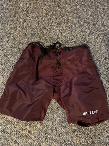 Maroon Senior XL Bauer Supreme Pant Shell