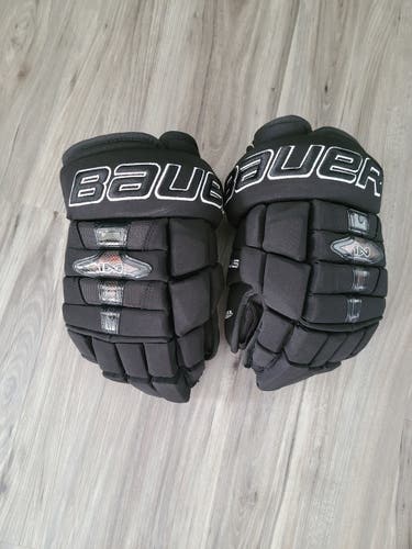 Black Used Bauer Nexus 1N Gloves 13"