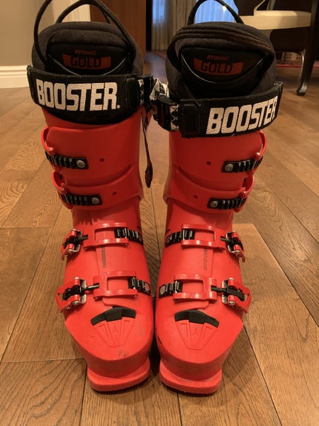 Used Atomic Redster Club Sport 110 race boots size 28.5 w/Booster