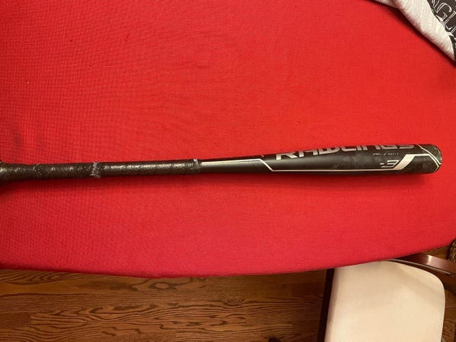 Used BBCOR Certified 2020 Rawlings Alloy Velo Bat (-3) 30 oz 33"