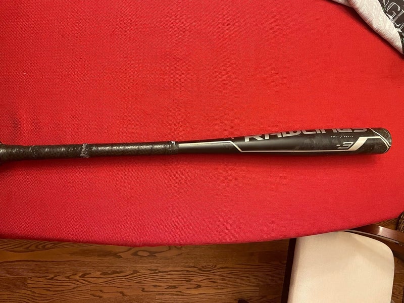 Used BBCOR Certified 2020 Rawlings Alloy Velo Bat (-3) 30 oz 33"