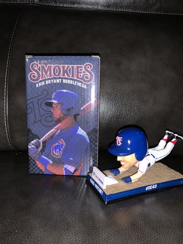 Kris Bryant Sliding Bobblehead Tennessee Smokies SGA Chicago Cubs Giants