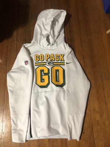 White Go Pack Go Hoodie!