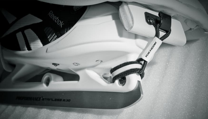 New Toe Hook Hockey Goalie Skates Pads tiedown system string complete set system