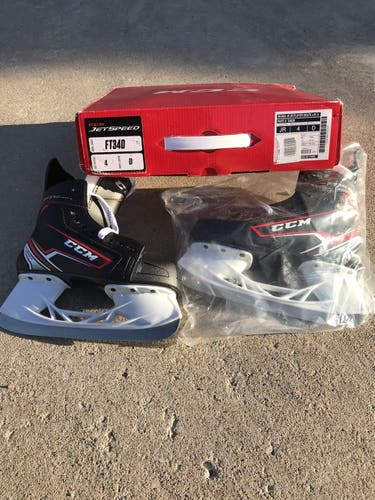 Junior CCM Size 4 JetSpeed FT340 Hockey Skates