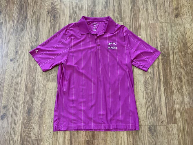 Caledonia Golf & Fish Club PAWLEYS ISLAND, SC Antigua Size Large Polo Golf Shirt