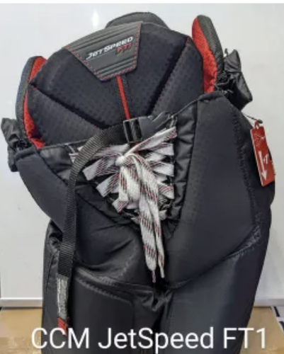 Black Junior New Large CCM JetSpeed FT1 Hockey Pants
