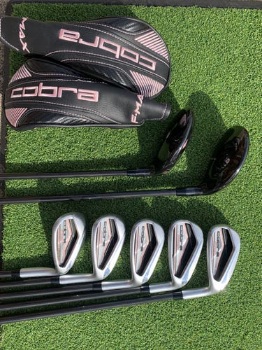 COBRA Women AIRSPEED (Mint condition!!) 5-9, P, S Irons set