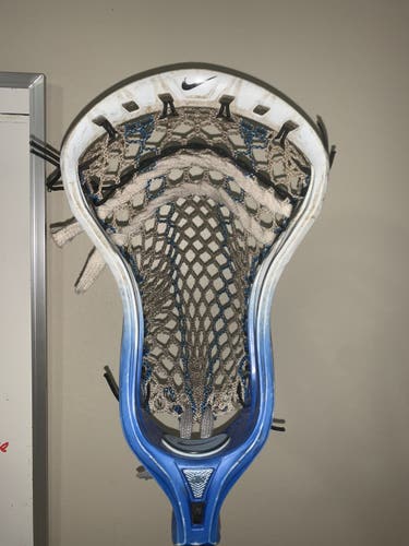 Blue And White Strung Lakota U Head