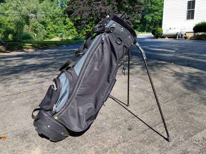 Gray and Black Used Unisex Callaway Carry Bag