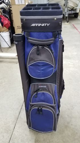 Blue Used Affinity Cart Golf Bag