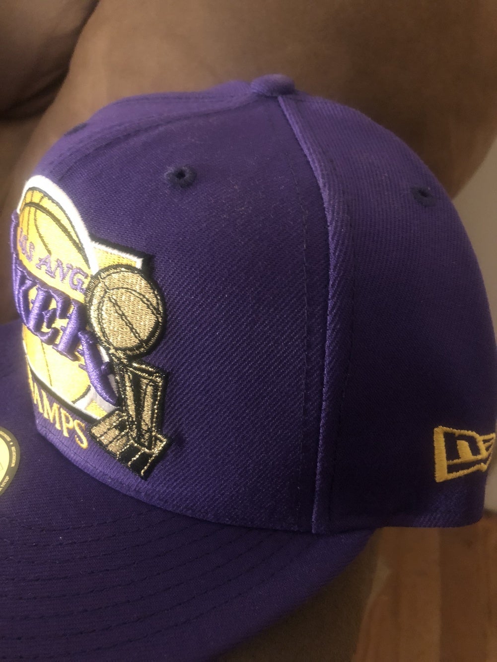 Los Angeles Lakers 17X NBA CHAMPS CITRUS POP Purple-Green Fitted