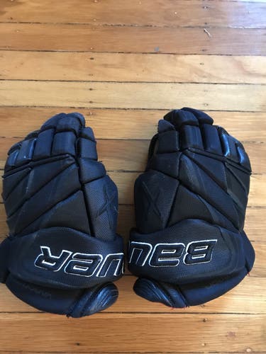 Black Junior Bauer 13" Vapor 1X Lite Gloves