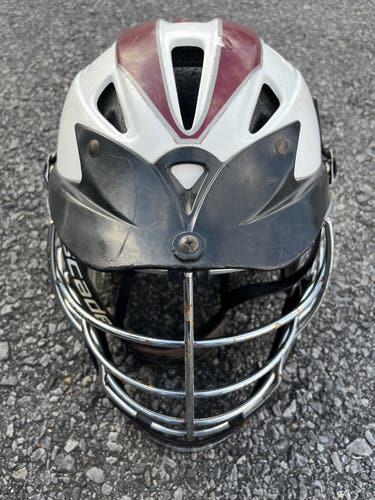 White Adult Goalie Cascade Cxc bwb R Helmet