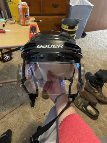 Black Used Bauer 4500 Helmet