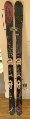 Used Unisex 2010 Salomon Park Skis With Bindings Max Din 16