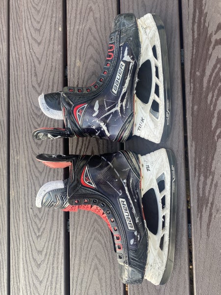 Senior Used Bauer Vapor 1X Hockey Skates Regular Width Pro Stock Size 7