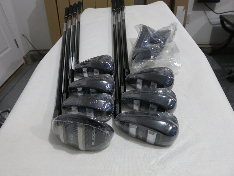 Cobra 2021 T-Rail 2 Iron Set TRail - 4H, 5-PW - Senior Flex Graphite - NEW