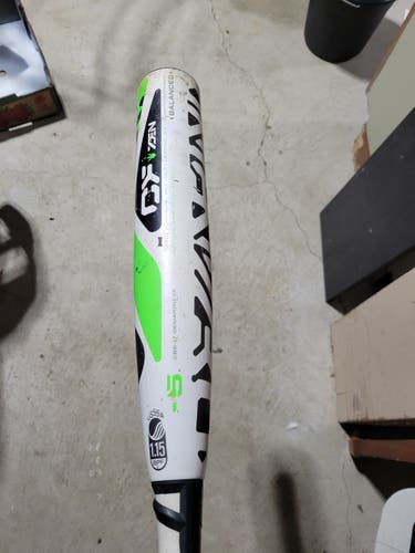 Used USSSA Certified 2017 DeMarini Composite CF Zen Bat (-5) 26 oz 31"