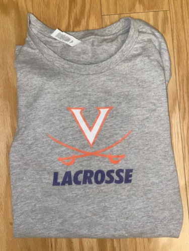 New Virginia Lacrosse T Shirt UVA
