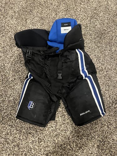 Black Senior Medium Bauer Pro Stock Nexus Hockey Pants