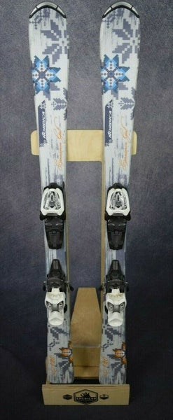 NORDICA CINNAMON SKIS SIZE 120 CM WITH MARKER BINDINGS