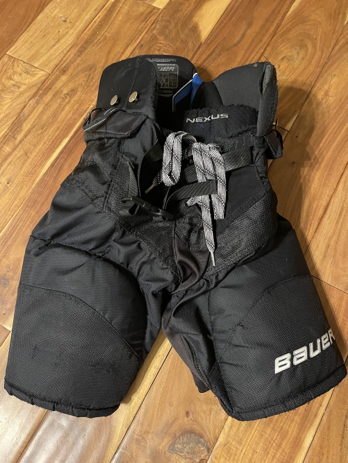 Black Junior Medium Bauer Nexus 800 Hockey Pants