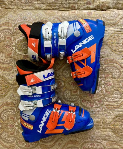 Lange Racing RSJ 65 Ski Boots Kids Size 20.5