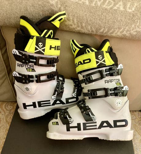 Head Raptor 80 RS Racing Ski Boot Size 23.5