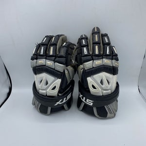 Black Used Player's STX 13" Assault Lacrosse Gloves