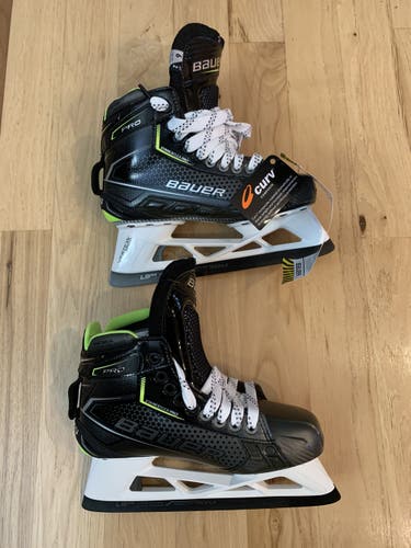 Hockey Goalie Skates New Bauer Pro Size 6 Fit 2