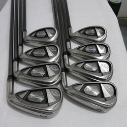 Callaway Rogue X Iron Set - 5-PW, AW, GW - Regular Flex Graphite 1* Flat
