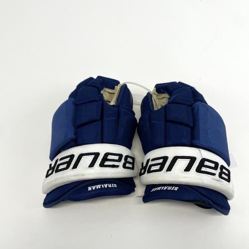 Used Royal Blue Easton Pro Stock Gloves  | 14" Narrow | Stralman | T312