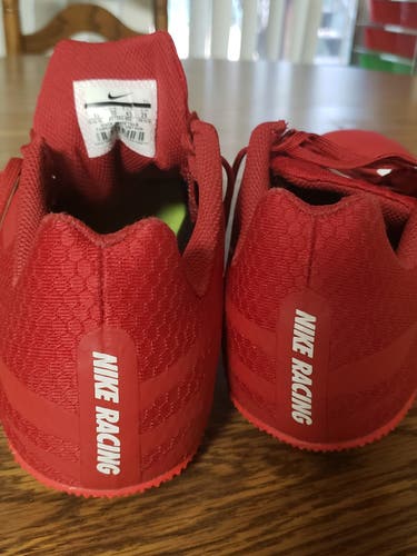 Nike Zoom track shoes - Red, Adult Men's Size 11