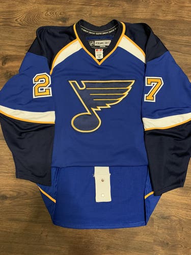 Reebok Authentic Alex Pietrangelo St Louis Blues NHL Hockey Jersey Blue Home 56