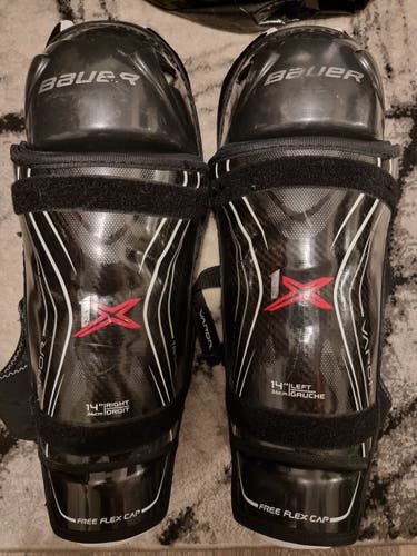Shin Pads Used Bauer Vapor 1X