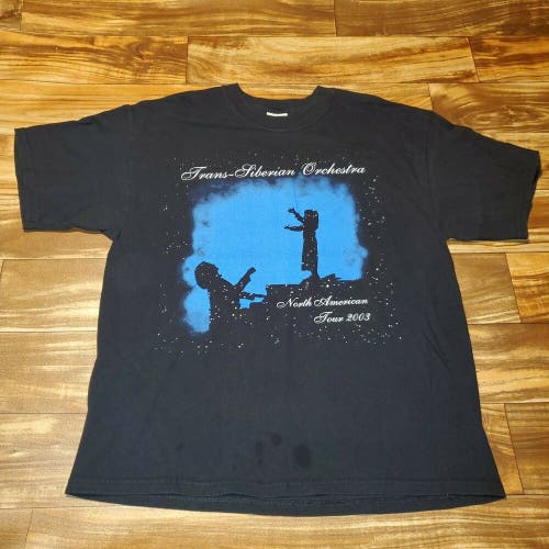 Vintage 2003 Trans- Siberian Orchestra North American Tour T Shirt Size XL