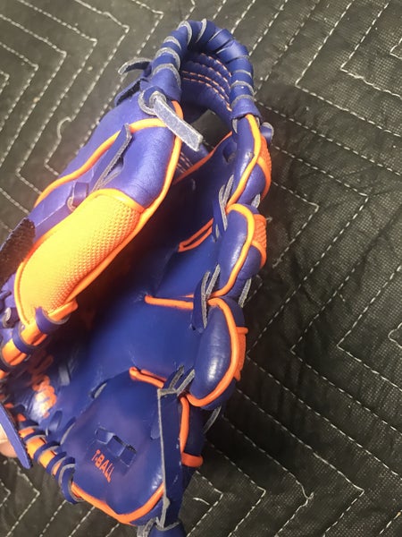 New York Mets Wilson Blue/Orange T-Ball Baseball Glove