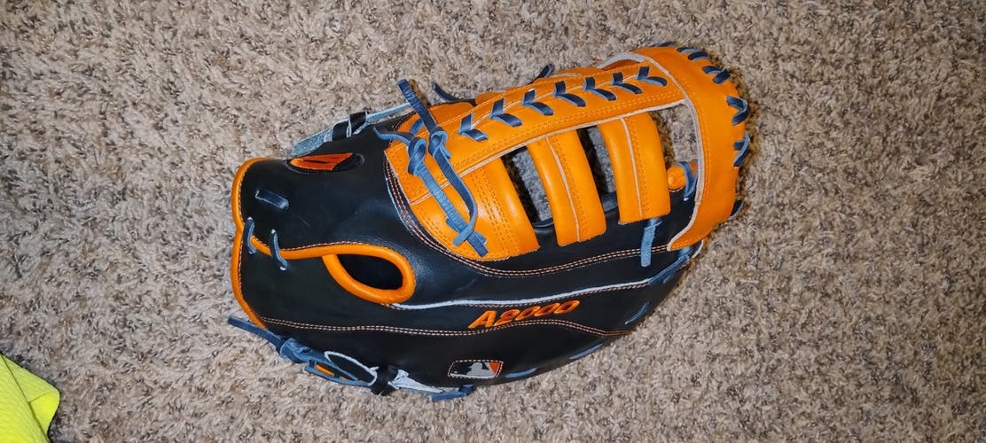 Orange Baseball Glove New Adult Wilson Left Hand Throw First Base A2000 12.5"