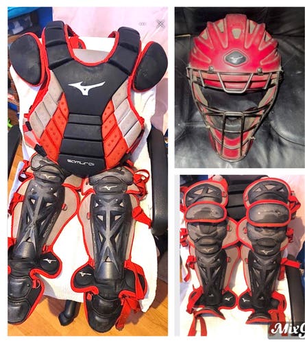 Mizuno Adult Samurai Catchers Set $200 Deal Clean & Sanitized