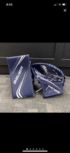 Bauer vapor X2.7 Junior, regular glove and blocker