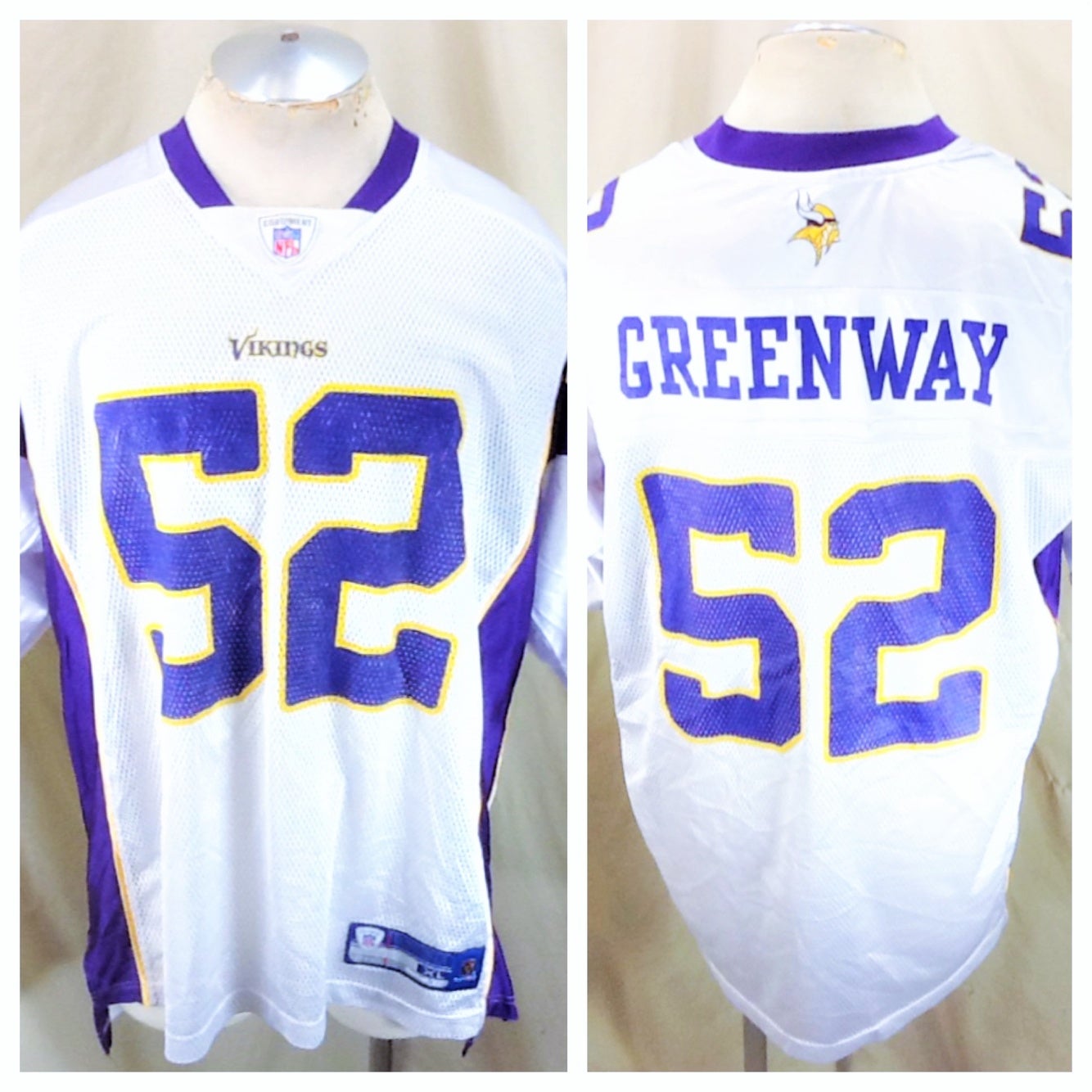 Reebok NFL Equipment Minnesota Vikings #52 Chad Greenway