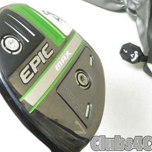 Callaway Epic Max Fairway 21°  7 Wood Cypher Forty 4.0 +Cover ..LADIES