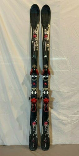 K2 T:Nine One Luv 160cm 109-68-99 Women's Skis w/Salomon S810 Ti Bindings LOOK