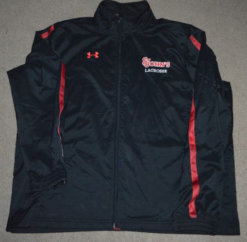 St. John's Red Storm Lacrosse Game worn used Under Armour Jacket XL