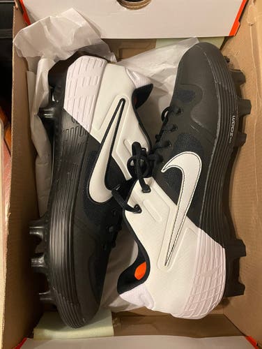 Black Men's Molded Cleats Nike Alpha Huarache Elite