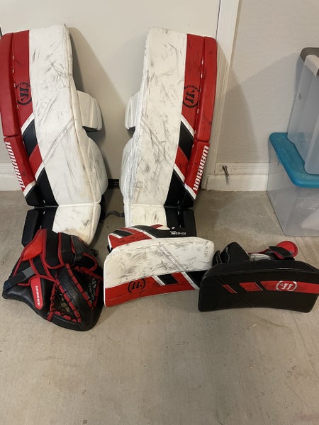 Goalie Full Set Used 34" +1.5” Warrior Regular Ritual G5 Senior +