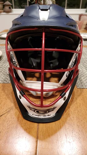 Blue Helmet Used Player's Cascade S